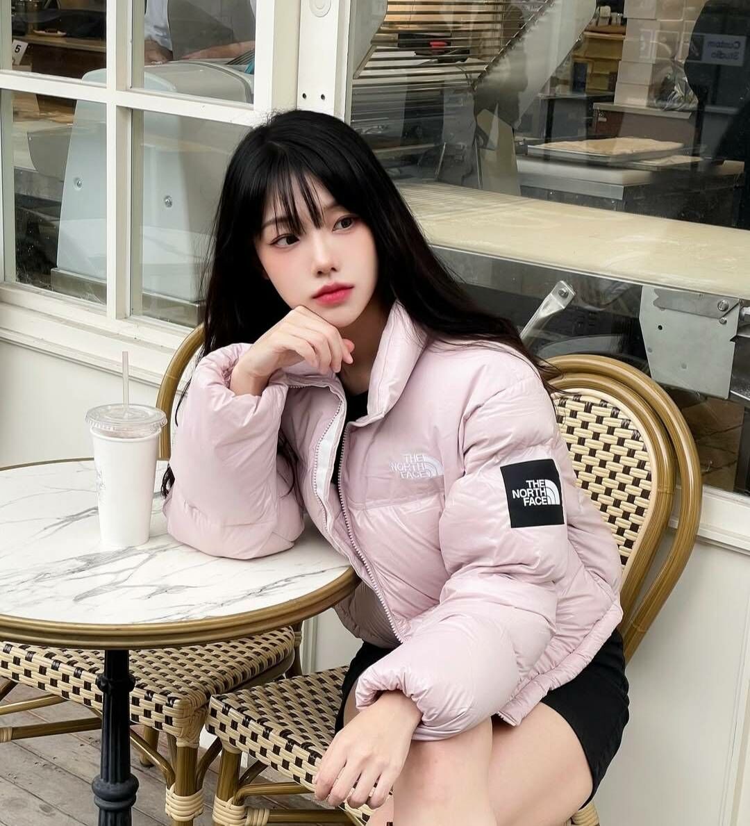 【代購】 THE NORTH FACE 北臉 白標 女款 NUPTSE RDS 粉色羽絨外套 NJ1DQ85L