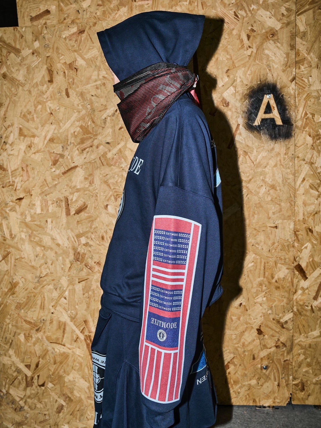 BLINDNOPLAN 雙面帽 BOXY短寬 印花刺繡 帽T