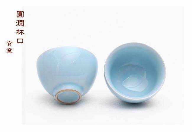 鹿港窯禮品館│五大名窯 圓形茶盤 旅行茶組