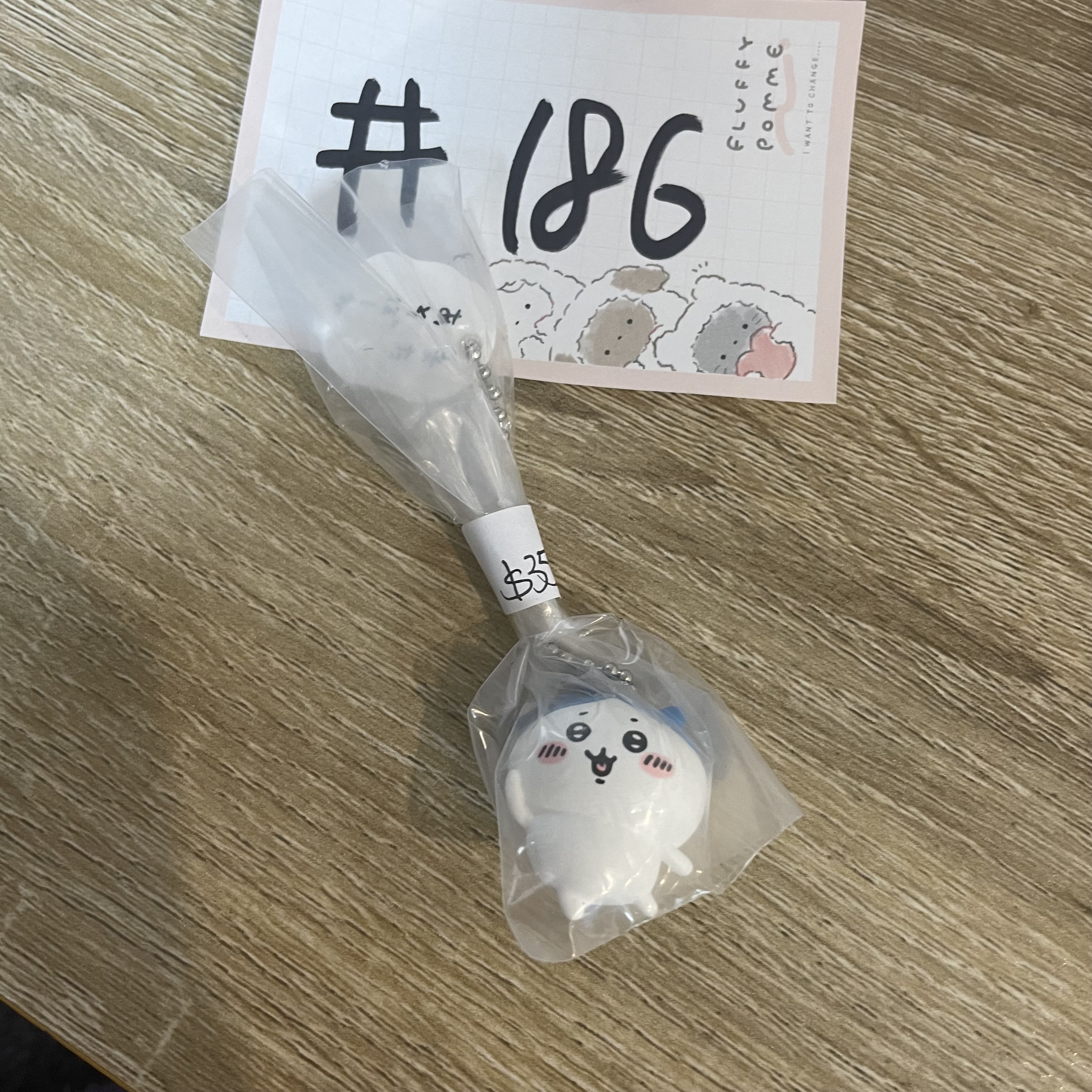 CHIIKAWA 八字貓  掛件#186