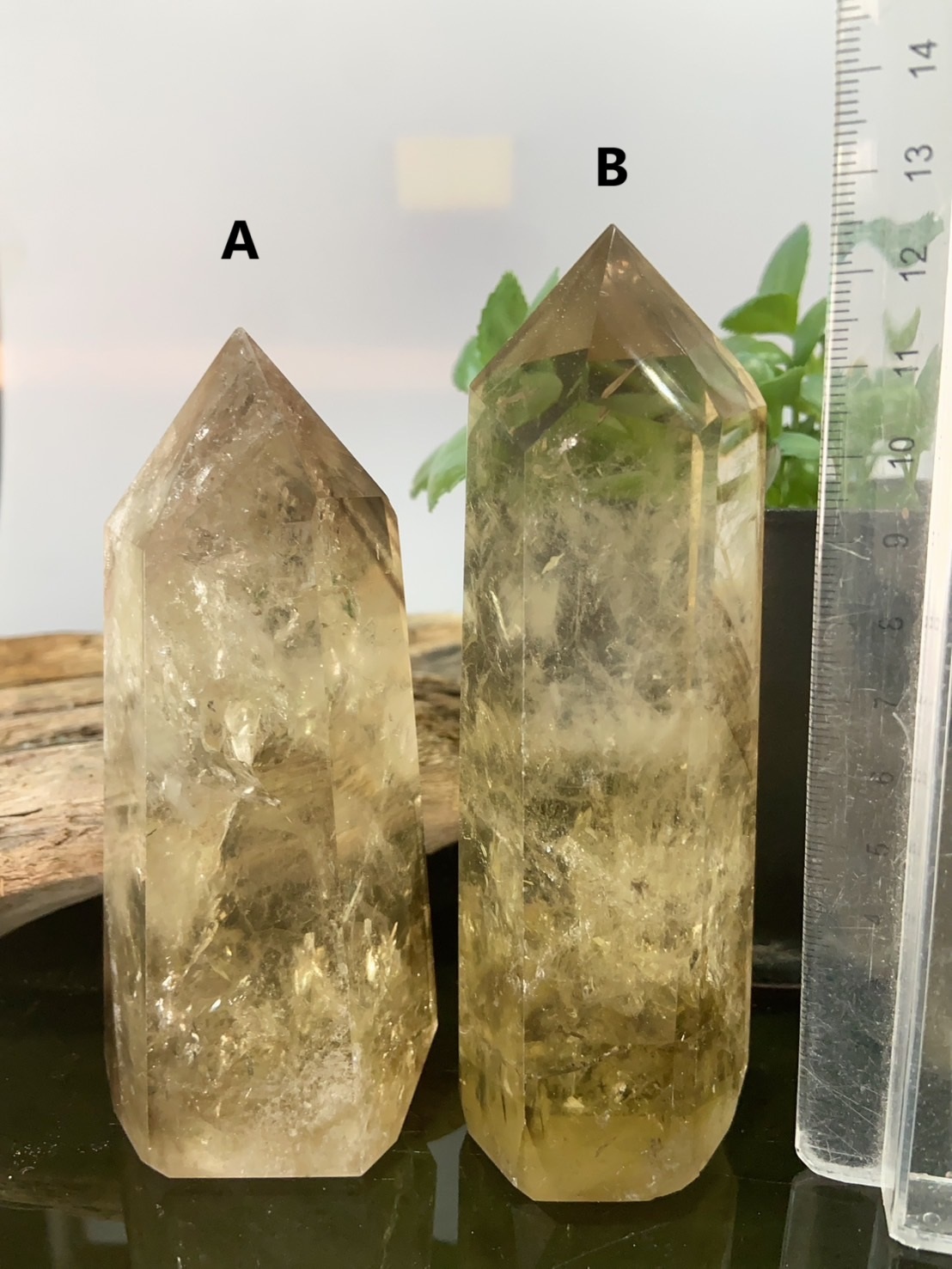 黃水晶中大型晶柱丨財運與愉悅｜十一月