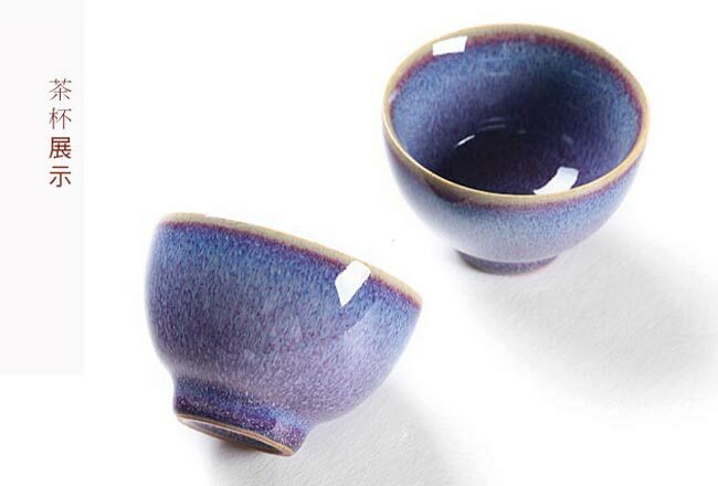 鹿港窯禮品館│五大名窯長方茶盤旅行茶組