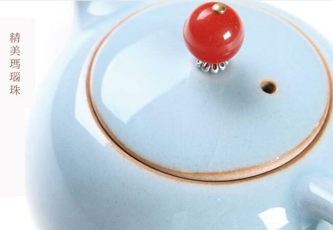 鹿港窯禮品館│五大名窯長方茶盤旅行茶組