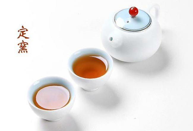 鹿港窯禮品館│五大名窯長方茶盤旅行茶組