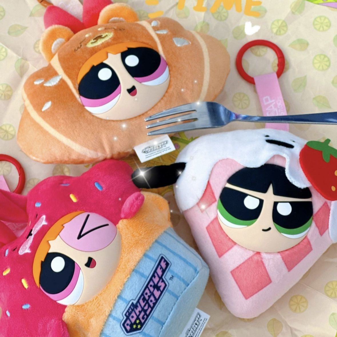 飛天小女警 麵包工坊系列 毛絨 掛件 吊飾 盲盒 /代購