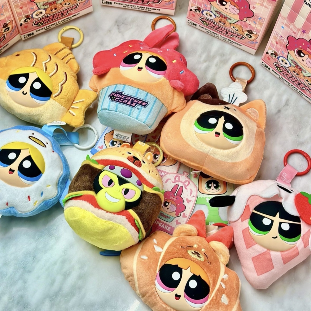 飛天小女警 麵包工坊系列 毛絨 掛件 吊飾 盲盒 /代購