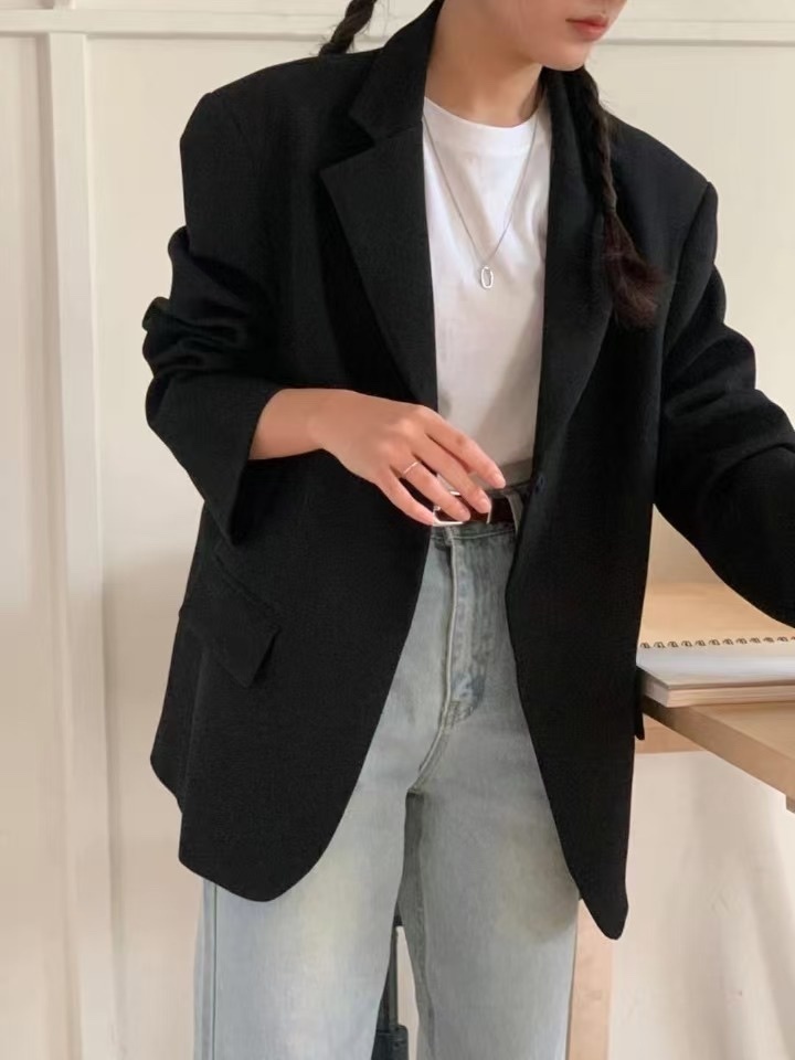 斷貨~ Premium 韓系闊身版型西裝外套