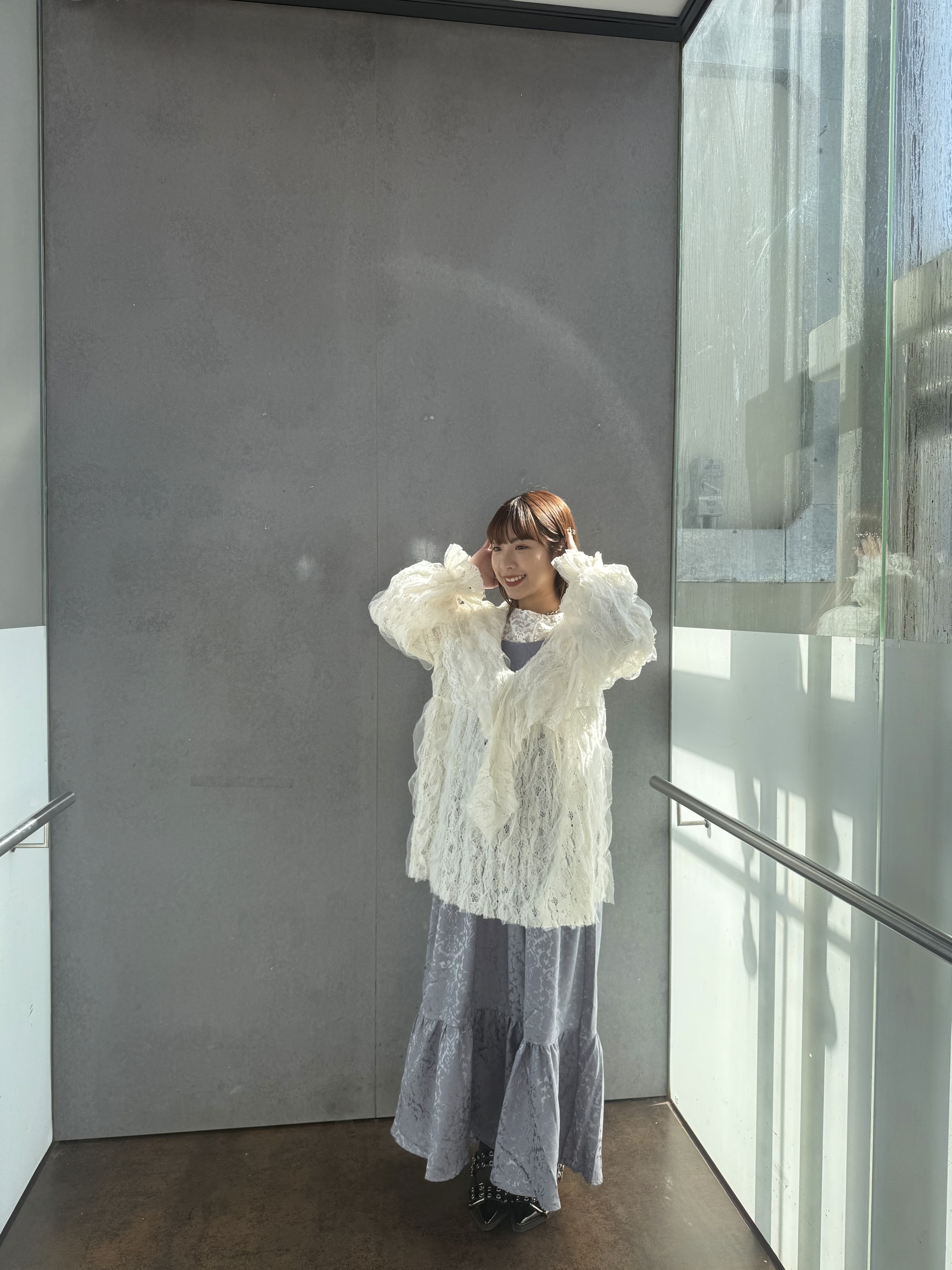 刺繡反光小魚尾ops