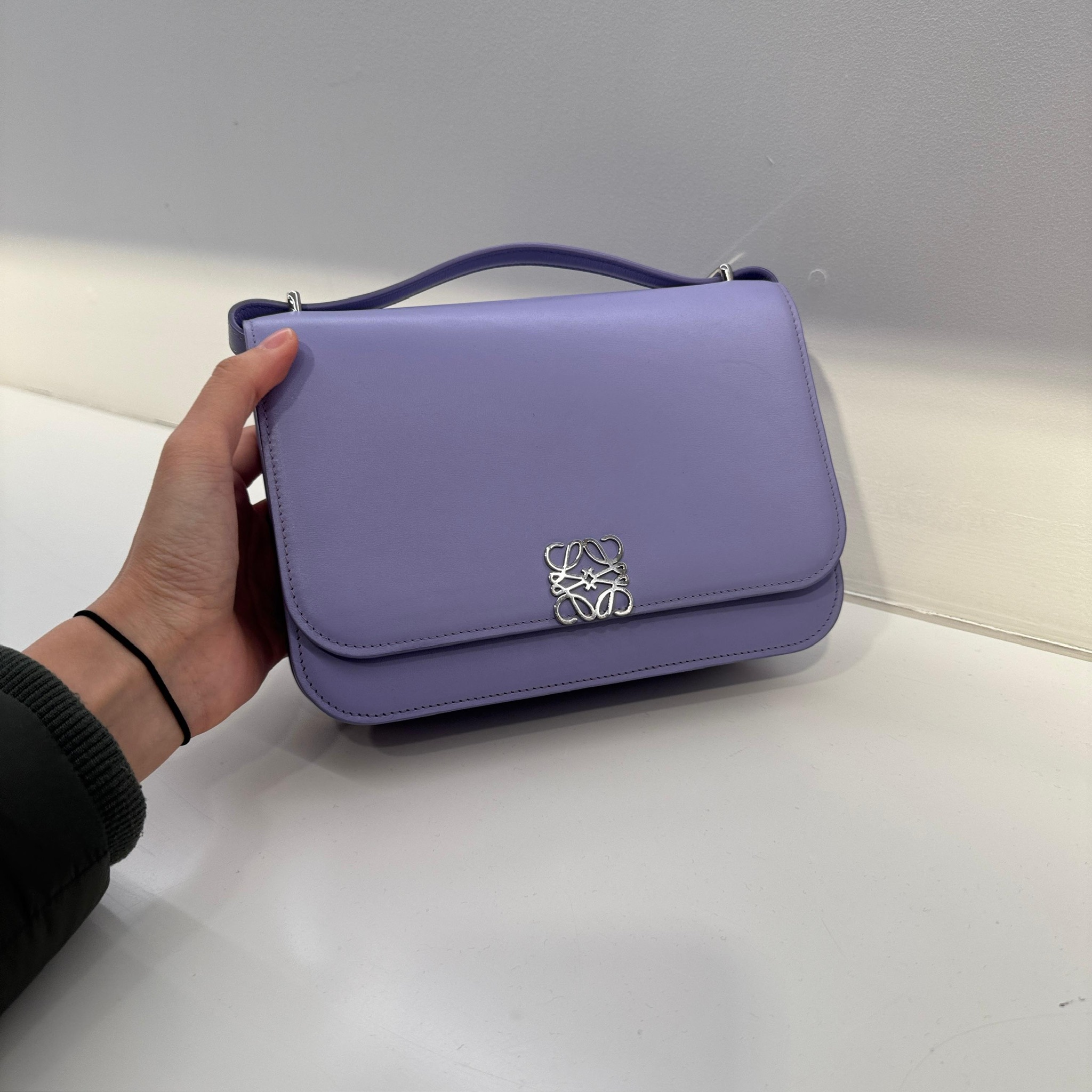 Loewe Goya Bag in Bright Lavender