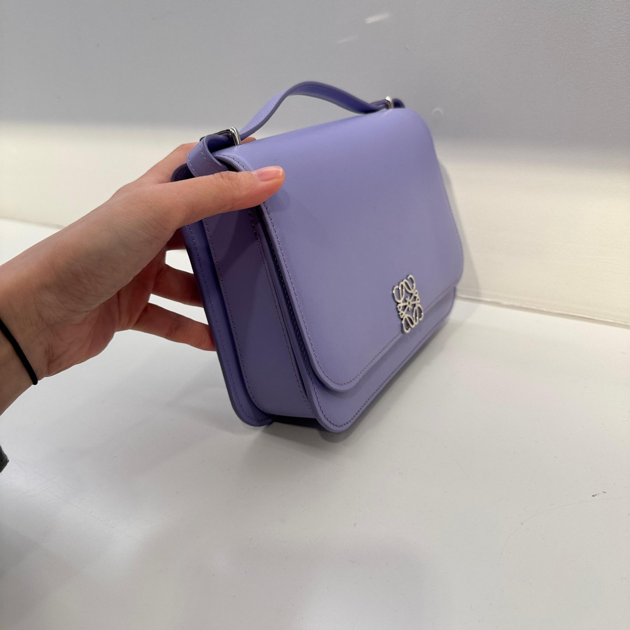 Loewe Goya Bag in Bright Lavender