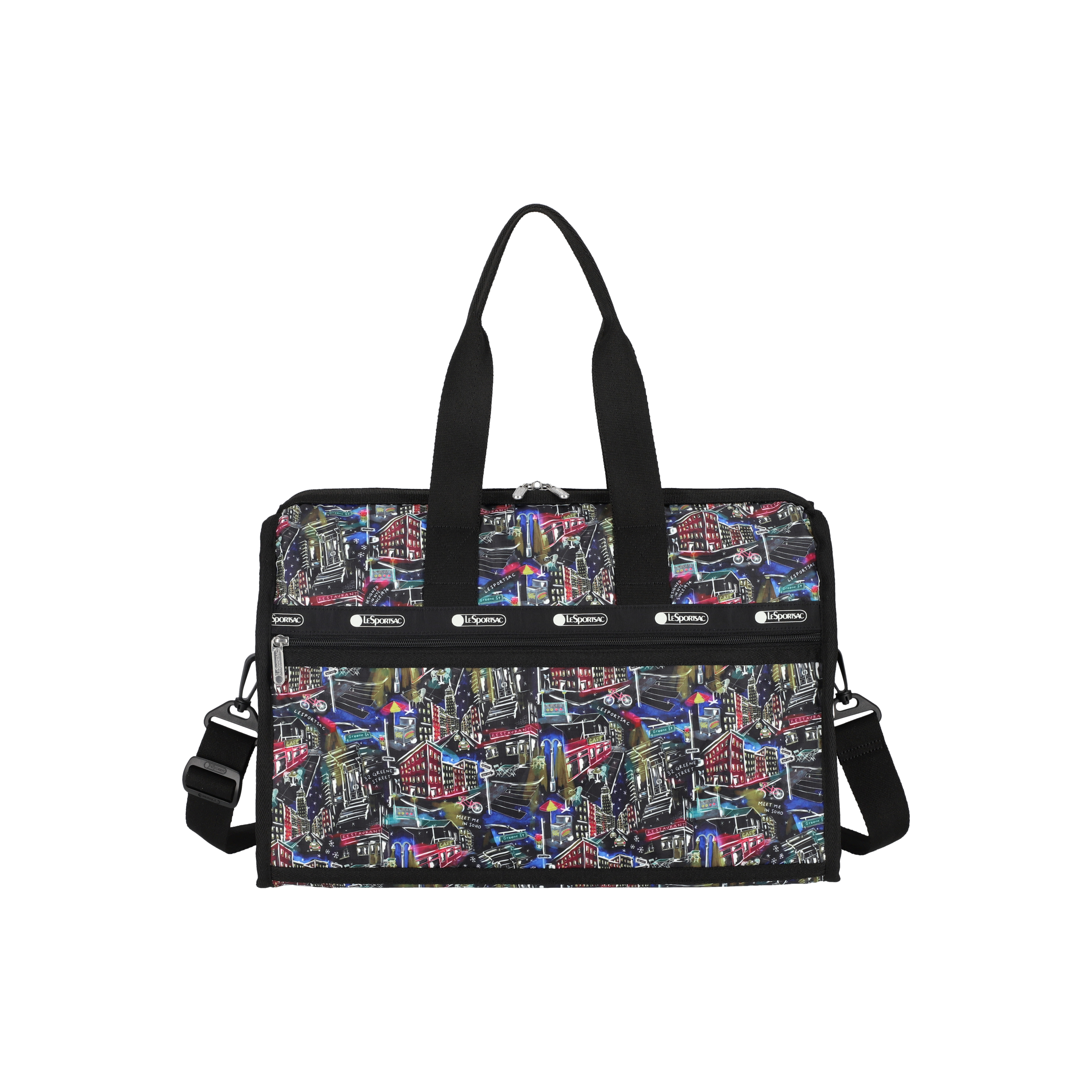 DELUXE 中型旅行袋 (NYC WINTER BLACK)