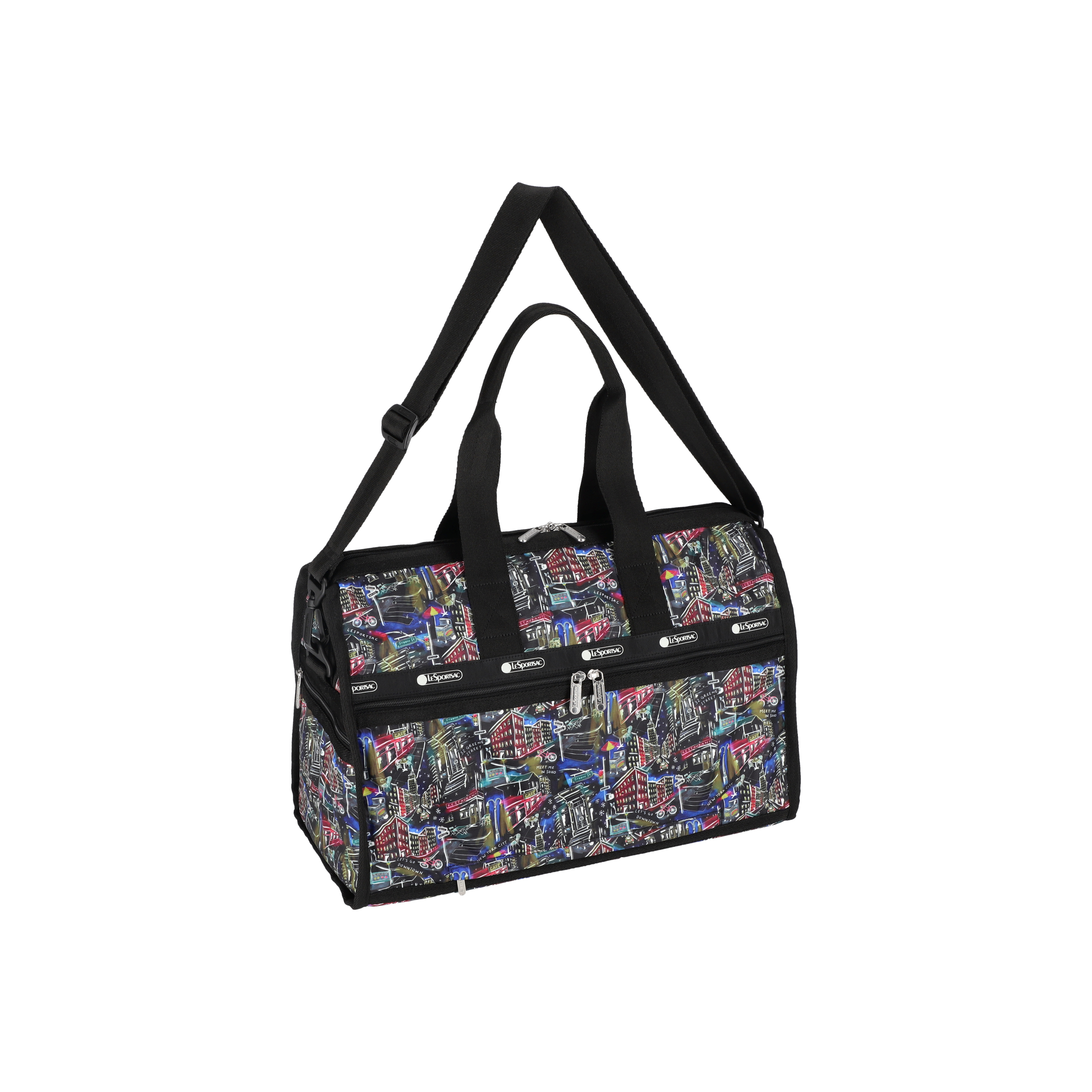 DELUXE 中型旅行袋 (NYC WINTER BLACK)