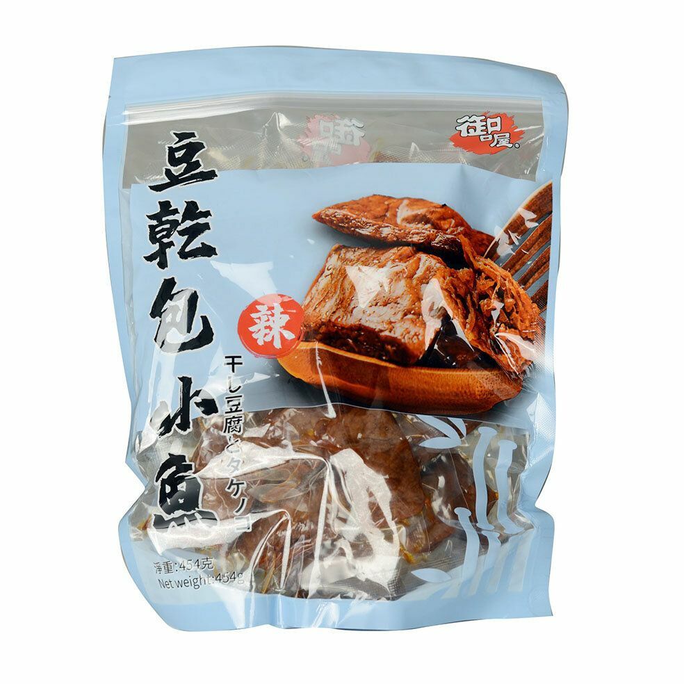 御喔 豆乾包小魚(辣味) 454g