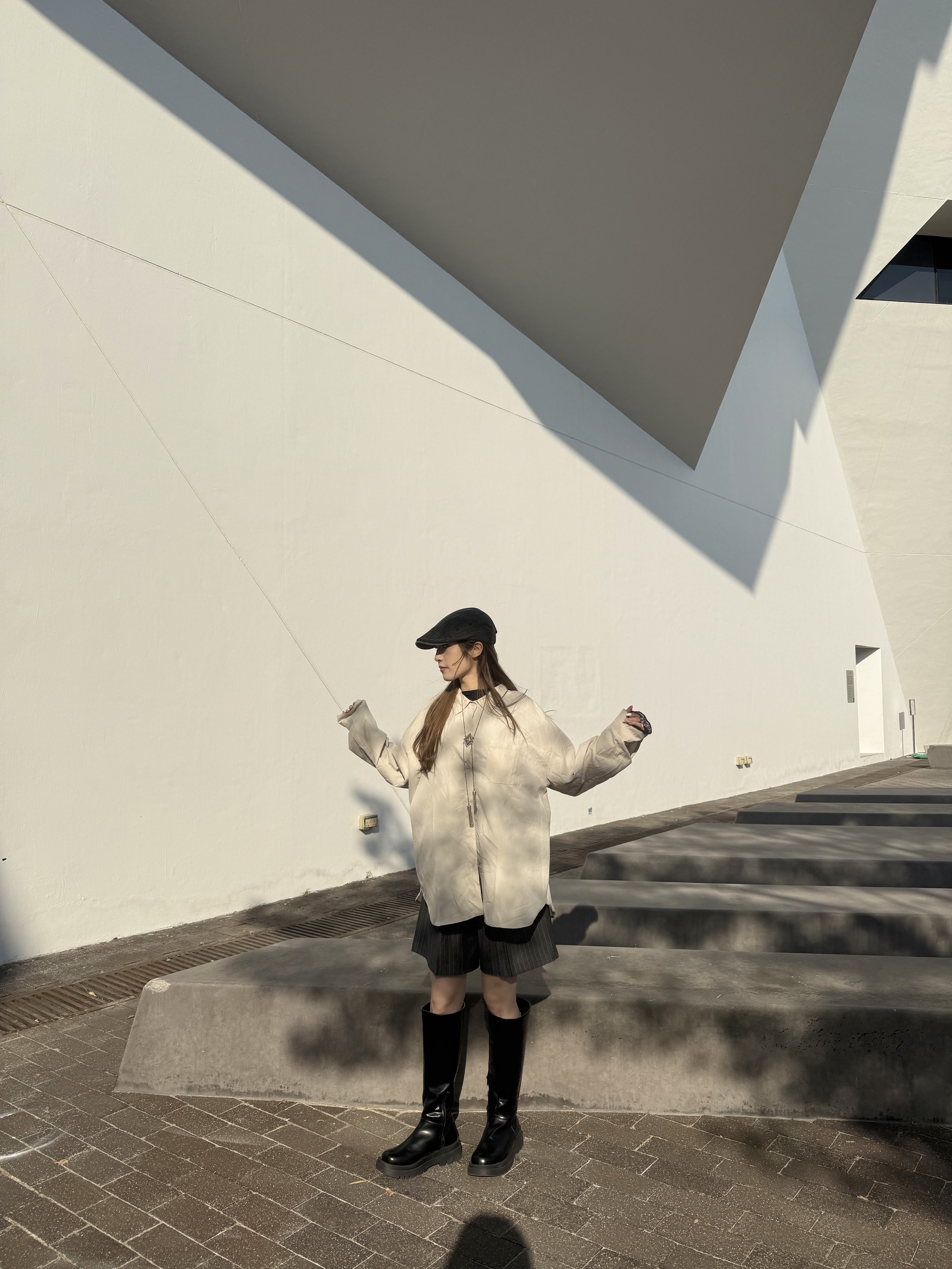 後束蝴蝶結輕薄恤衫