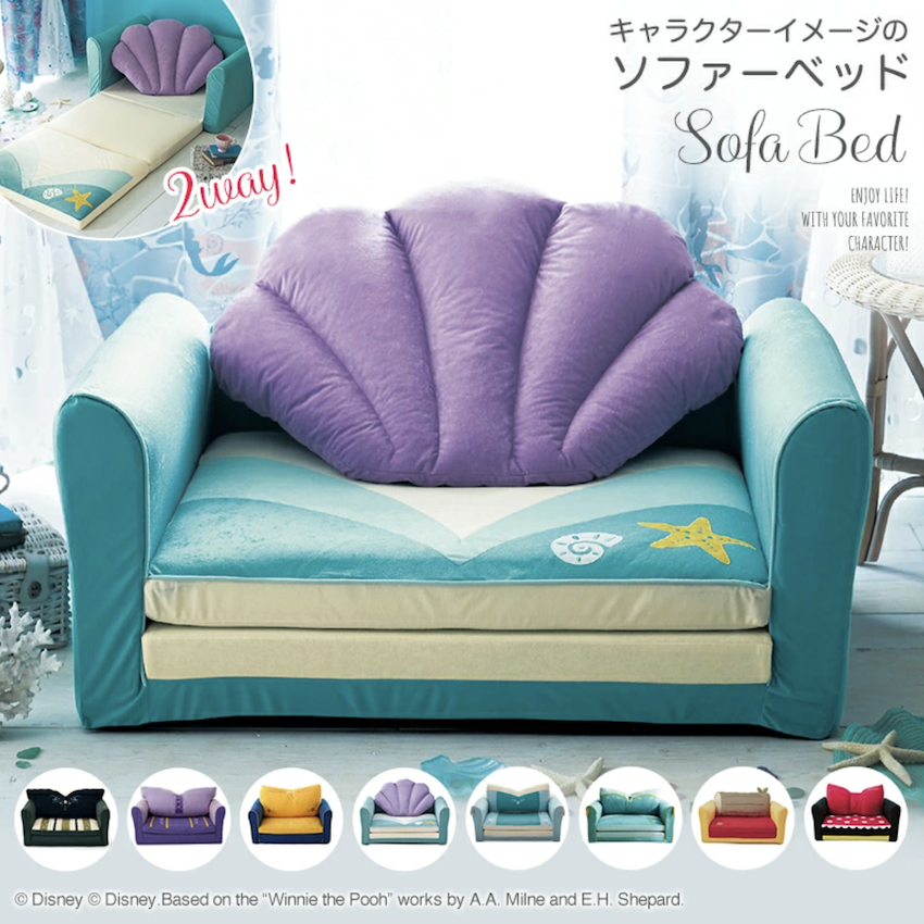 日本製 2WAY Disney Princess 梳化床 - Rapunzel