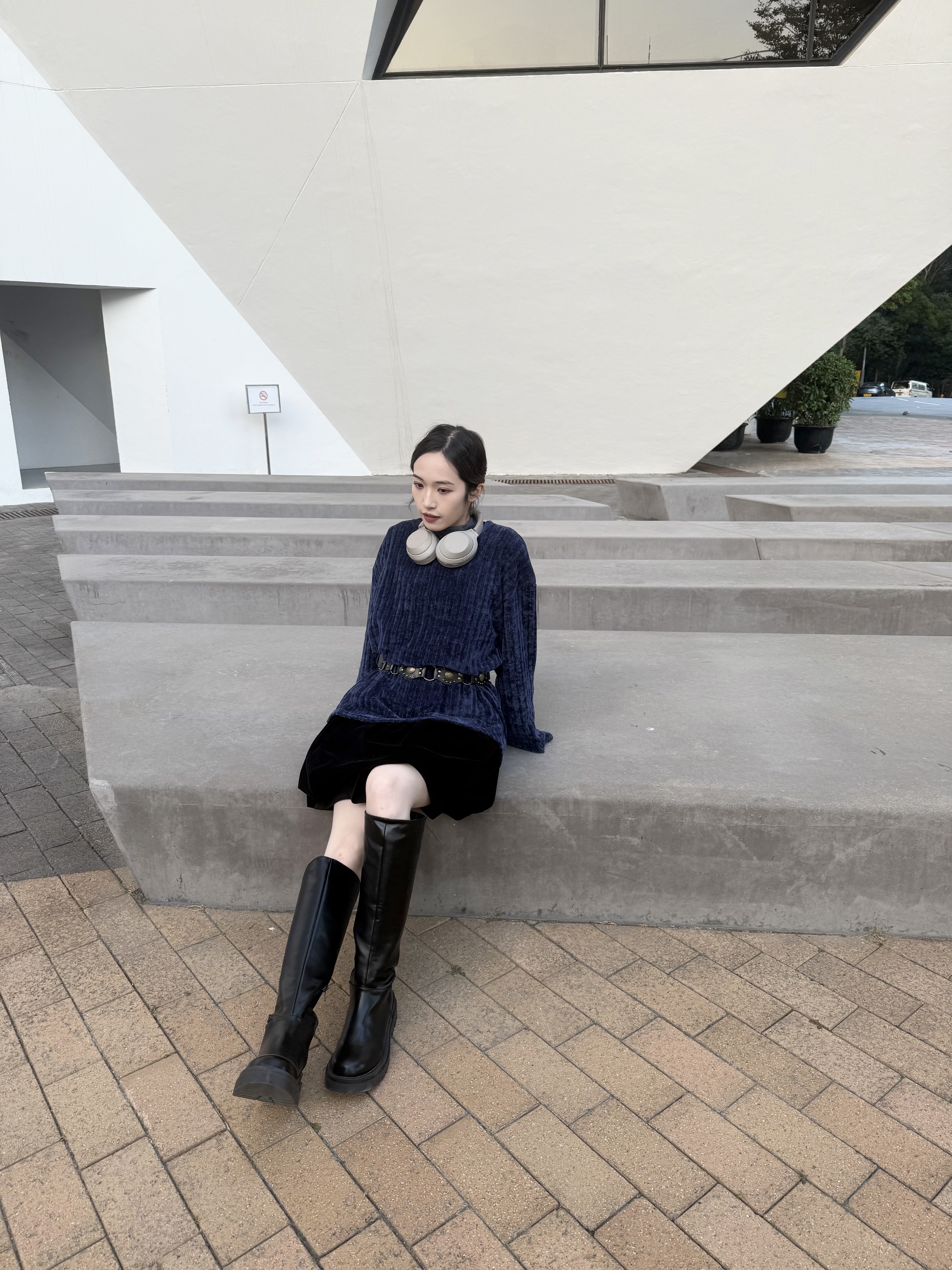 大推 多色絨面oversize tee