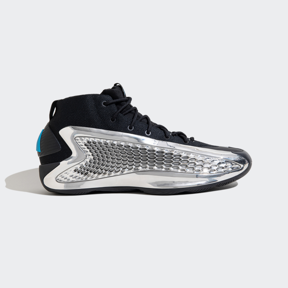 男鞋 ADIDAS ANTHONY EDWARDS 1 'SILVER METALIC' 金屬銀黑 AE1 蟻人 籃球鞋【JI0424】Edwards AE1