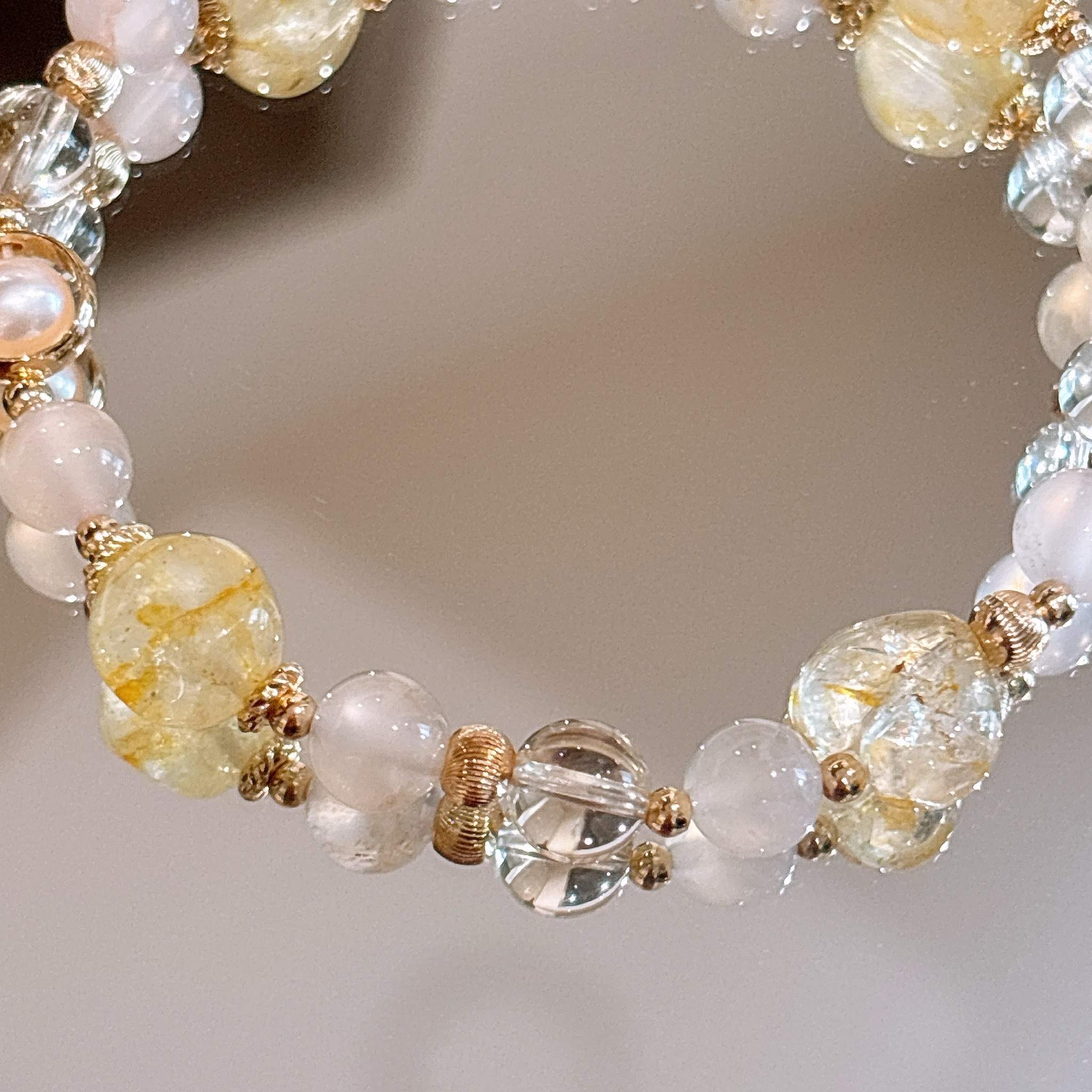 招財全能量✨💛金糖豆 | 帝王托帕《彈力繩款式》