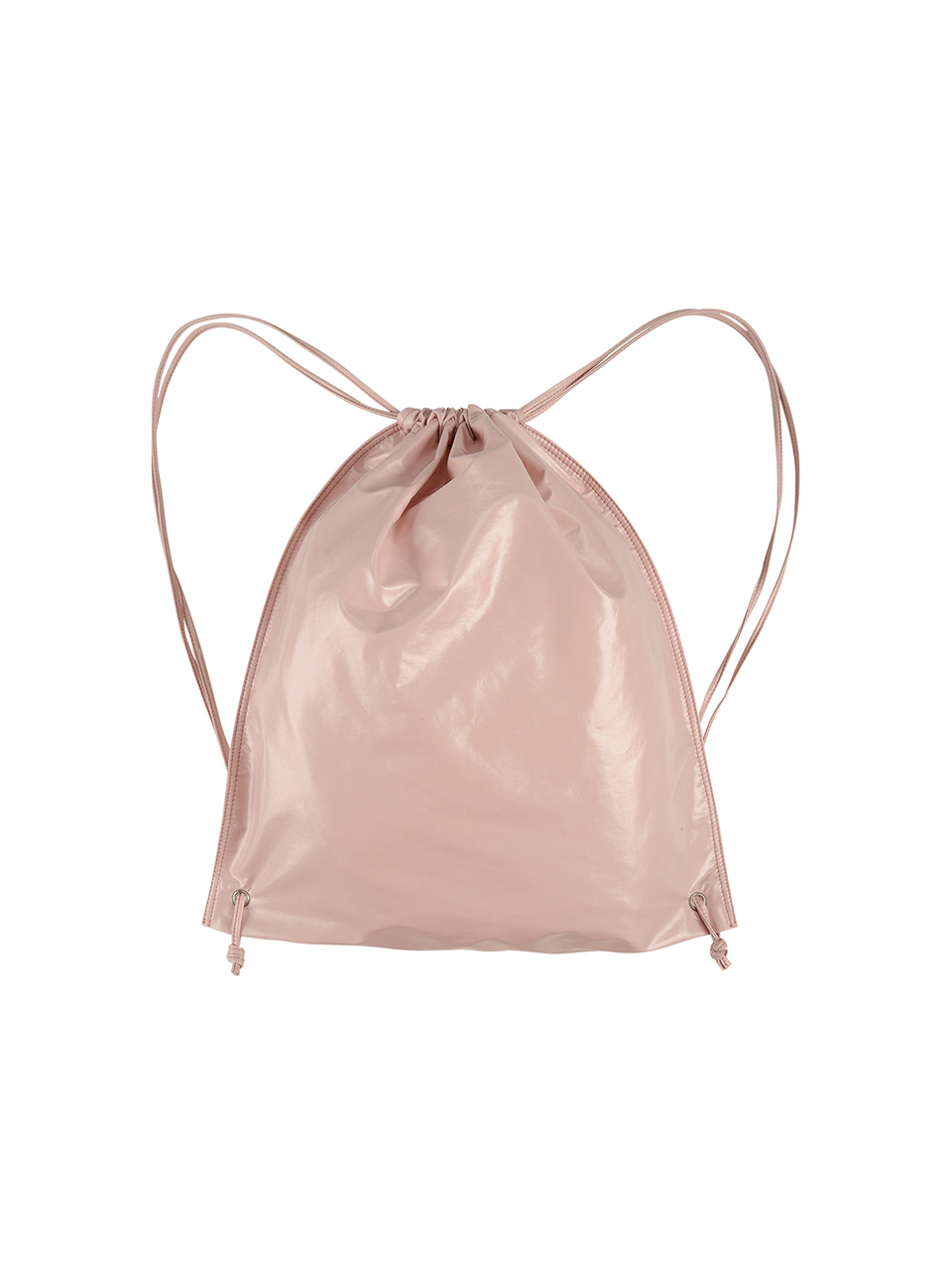抽繩束口包 粉色