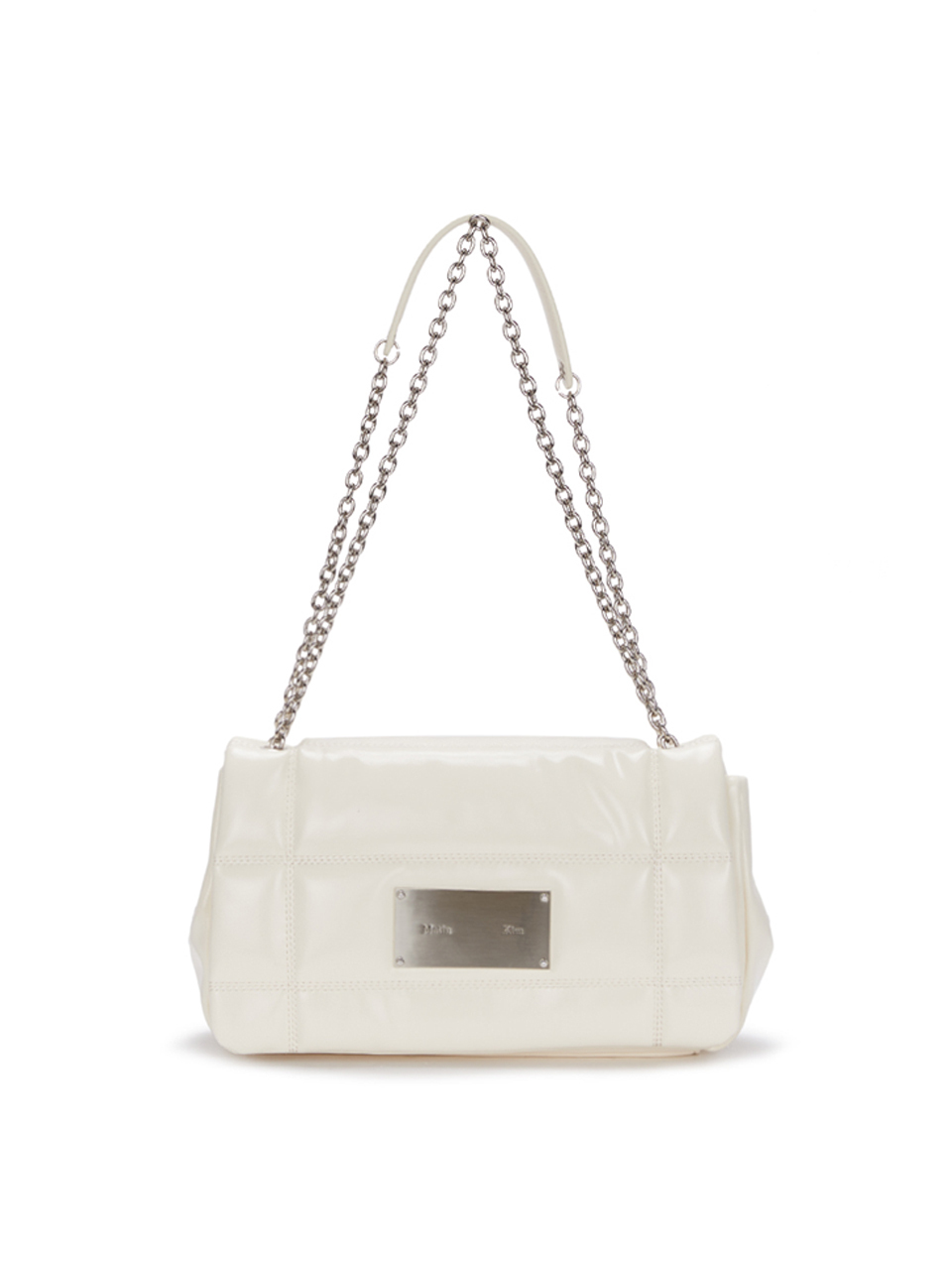 鍊條絎縫包 象牙白