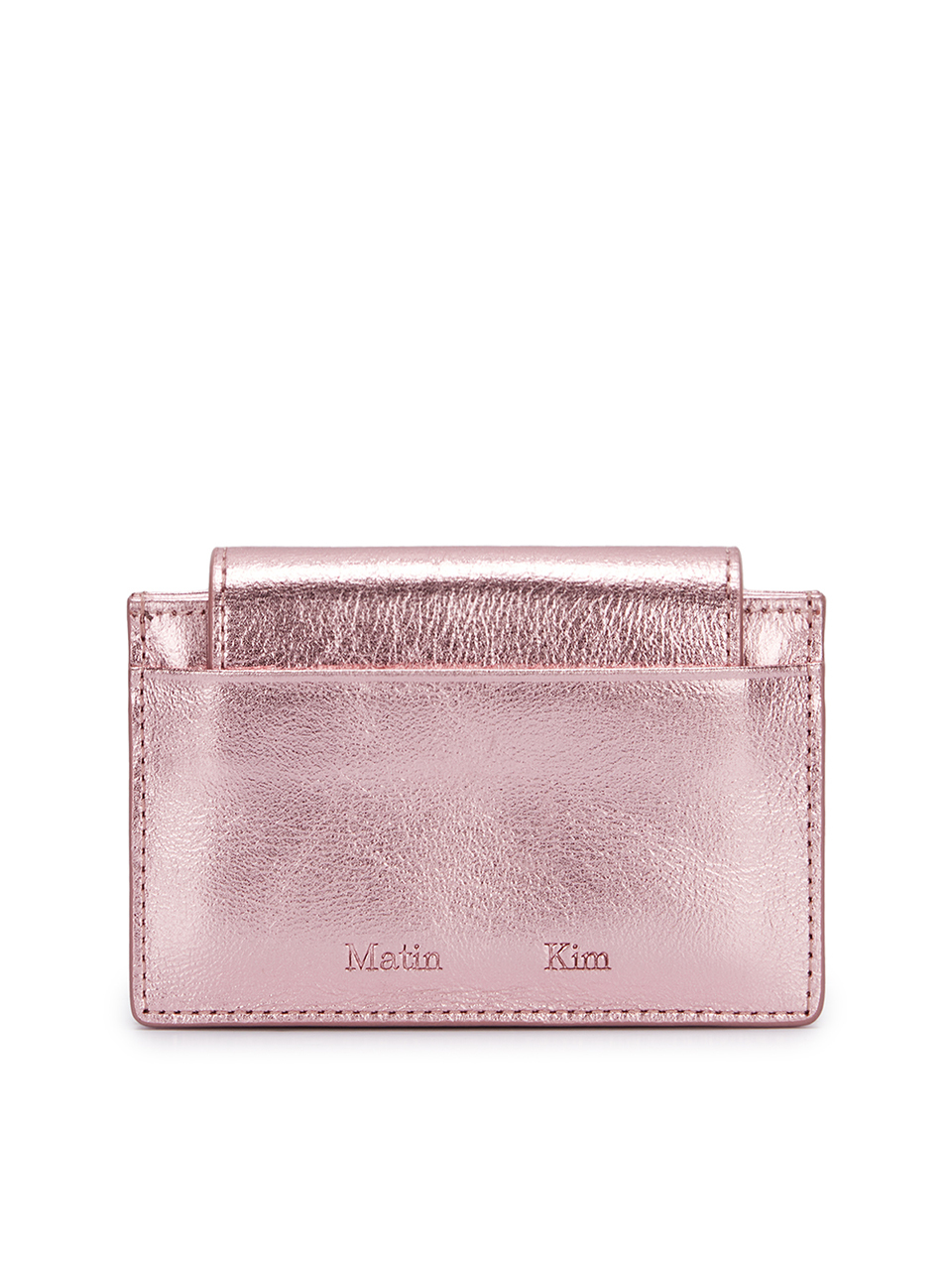 經典鐵牌風琴皮夾 印度粉