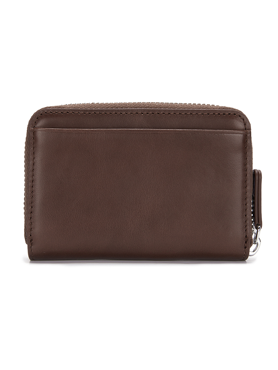 復古袖珍皮夾 棕色