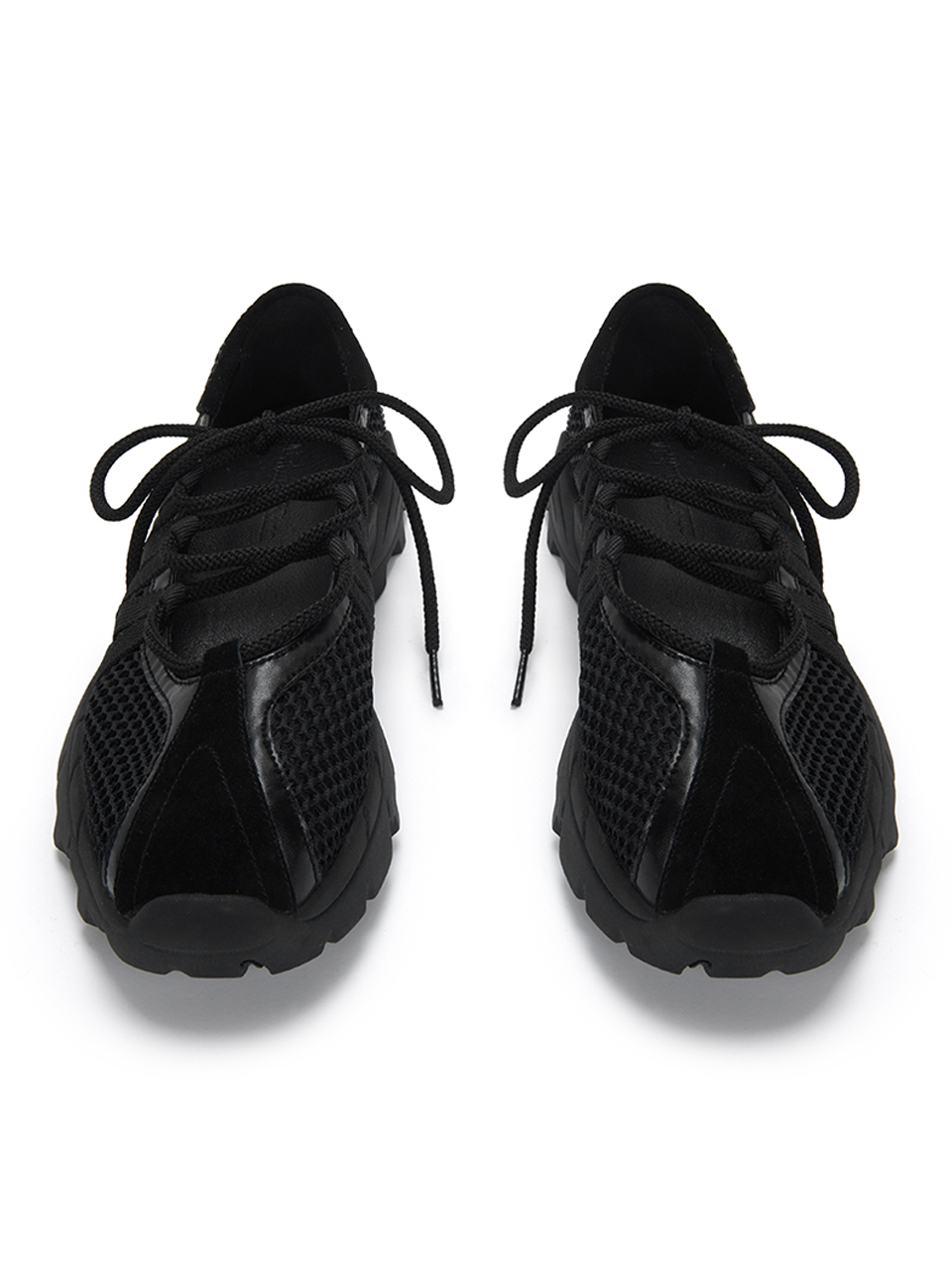 網眼芭蕾運動鞋 黑色