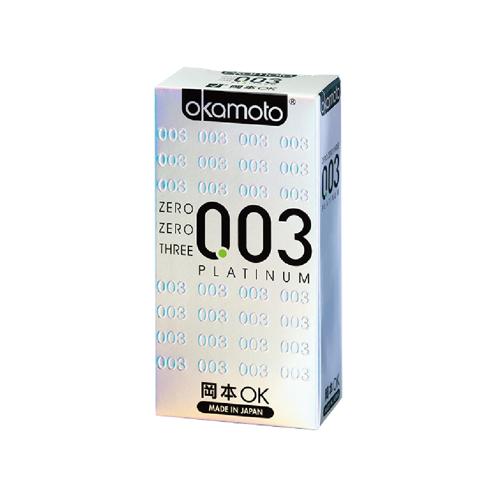 岡本003-白金極薄保險套 10入