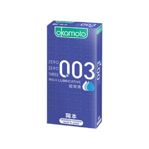 岡本003 Rich Lubricative超潤滑保險套/衛生套10入