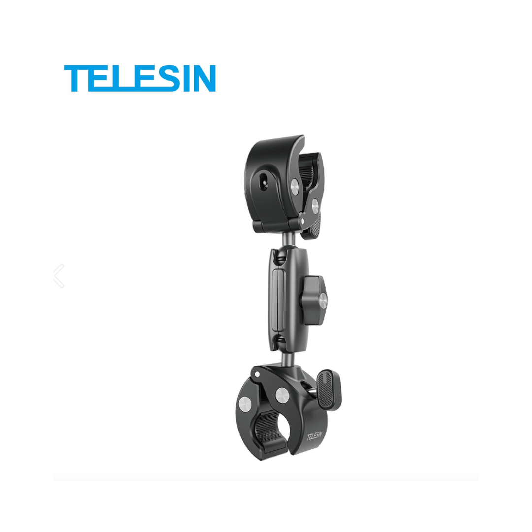 ※TELESIN 雙頭蟹鉗車管夾 GP-HBM-001-D