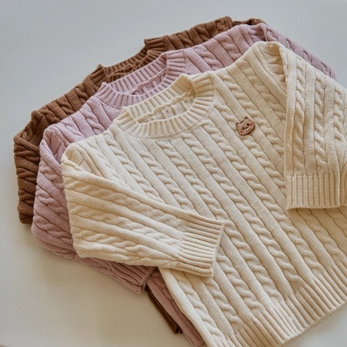 DTD暖暖人物-麻花針織上衣