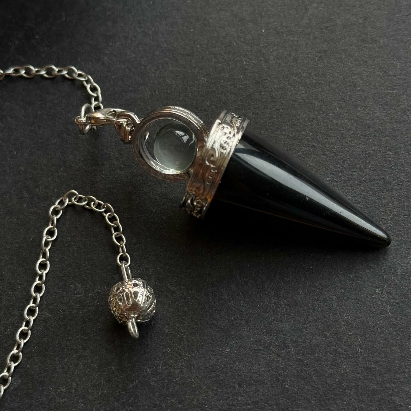 [原石] 黑曜石靈擺 水晶靈擺