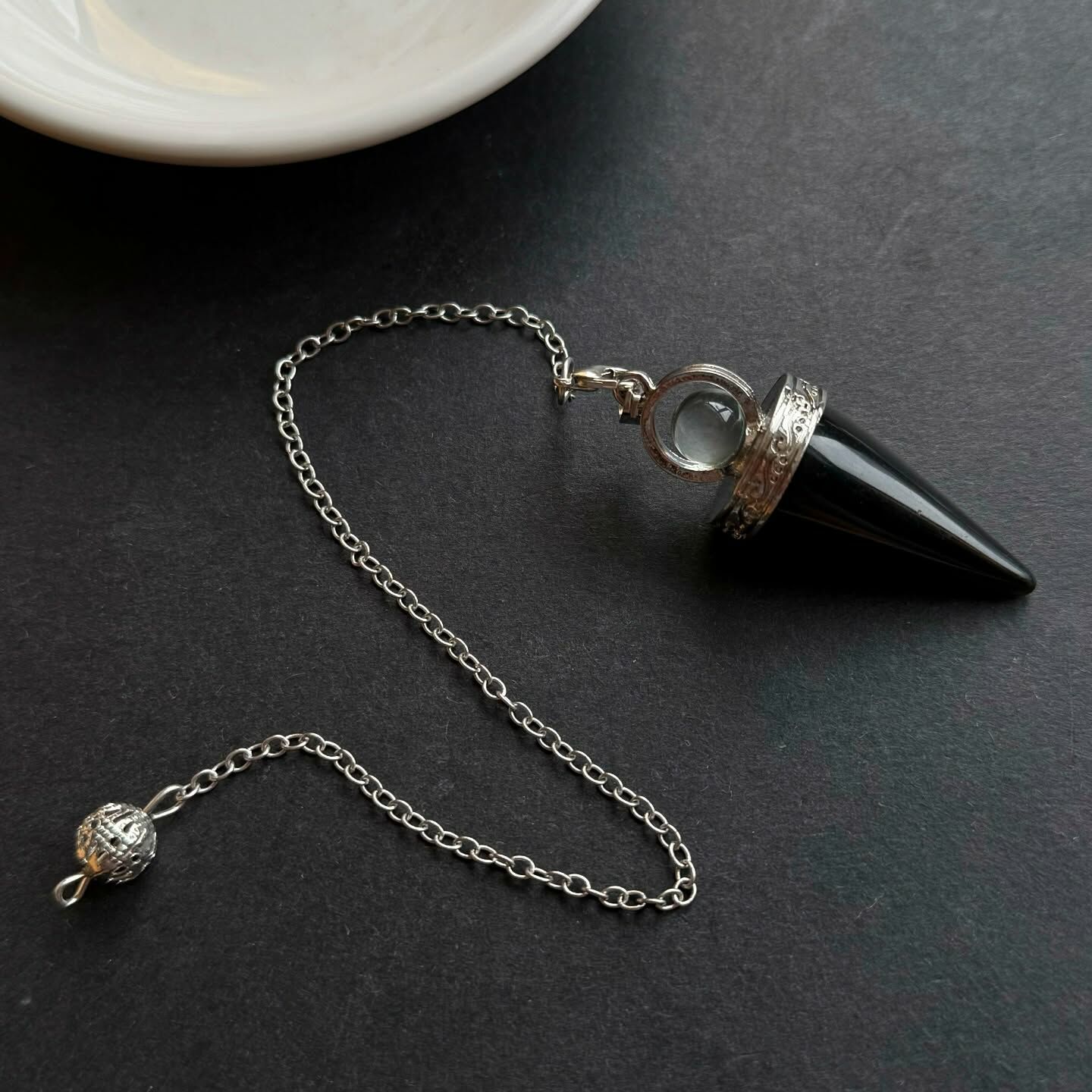 [原石] 黑曜石靈擺 水晶靈擺