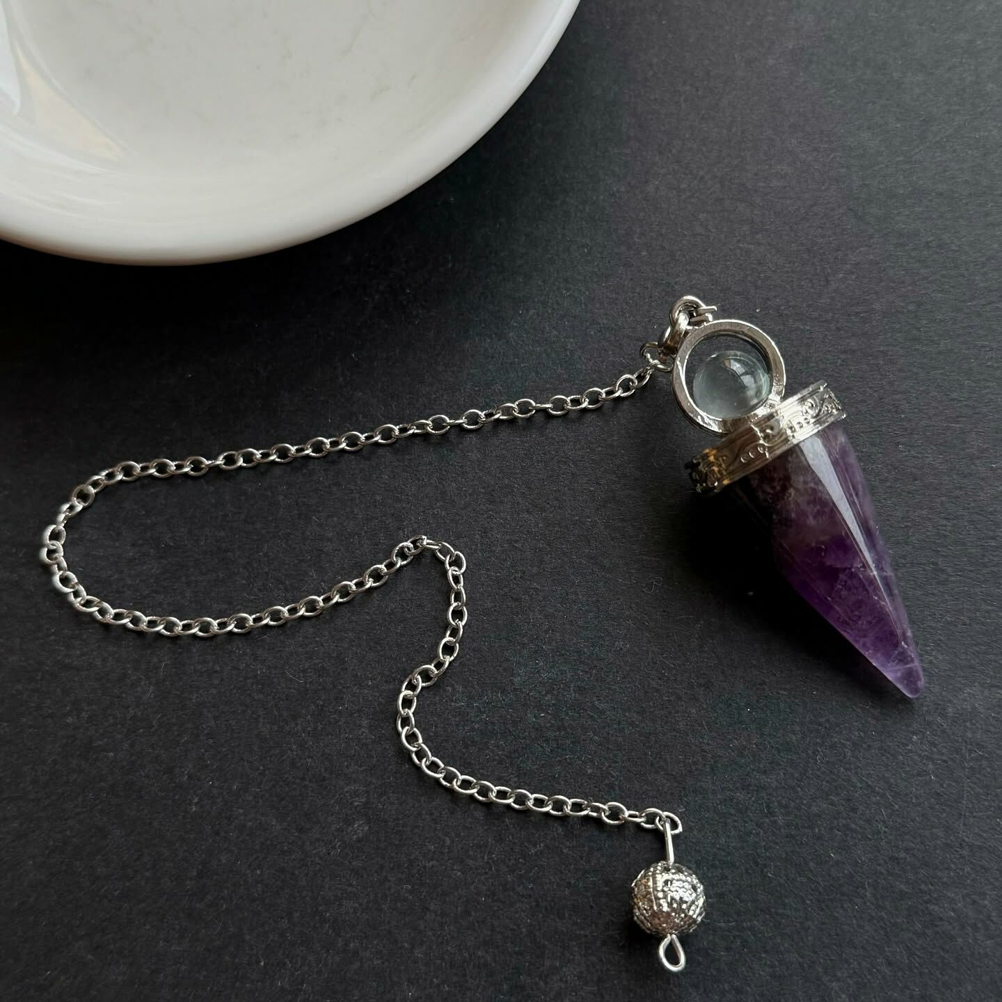 [原石] 夢幻紫水晶 靈擺