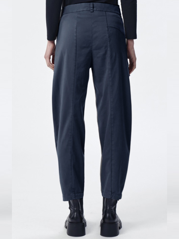 TRANSIT前叉造型褲 (藍)