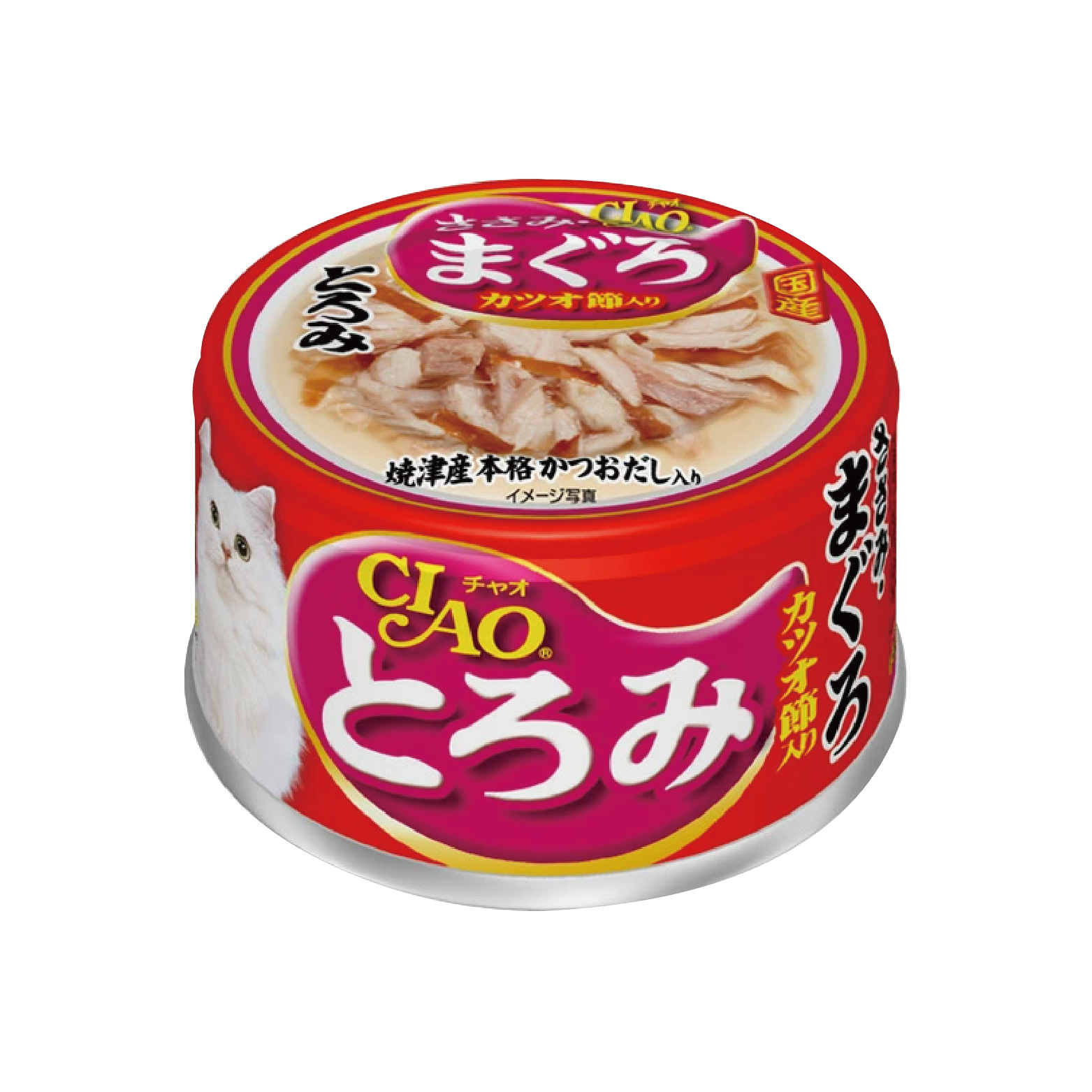 Ciao 濃湯罐-雞肉+金槍魚+鰹魚節80g (INB-1769)