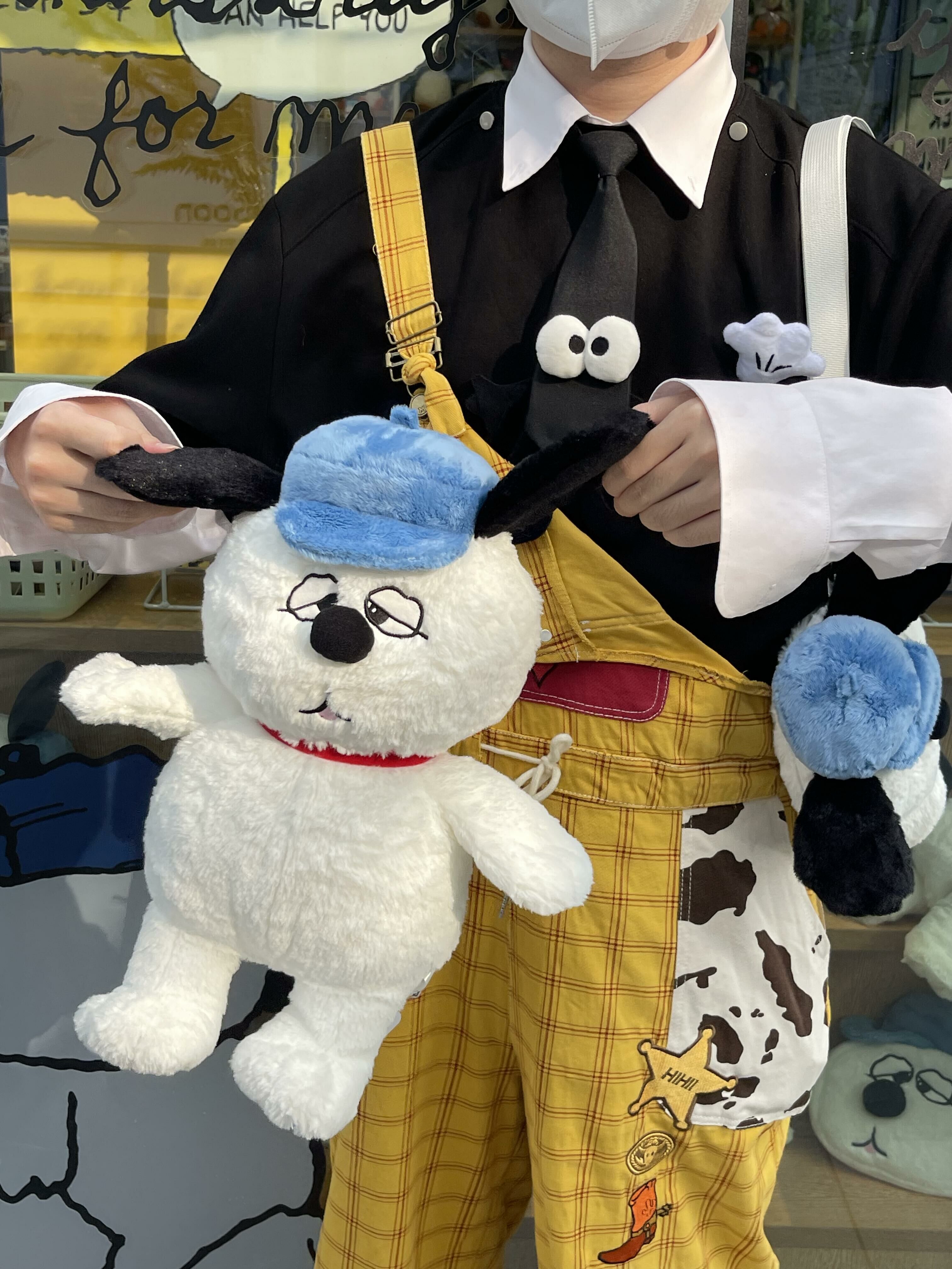 PEANUTS 史努比 正版授權 歐拉夫 OLAF 趴趴雙肩包 毛絨後背包 背包 (任買兩件711免運)/預購