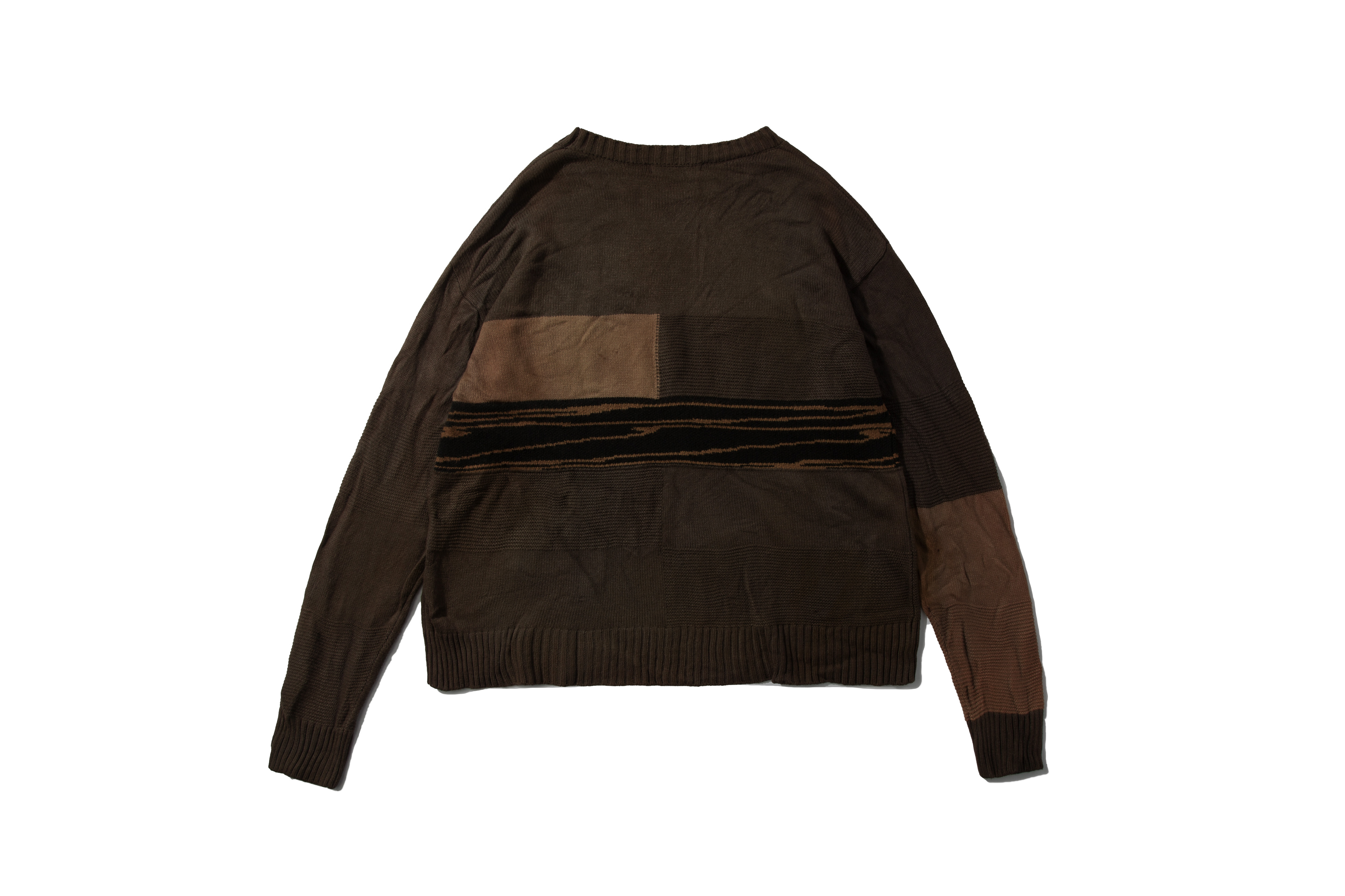 REMIX "Radio Wave Sweater" (Brown)
