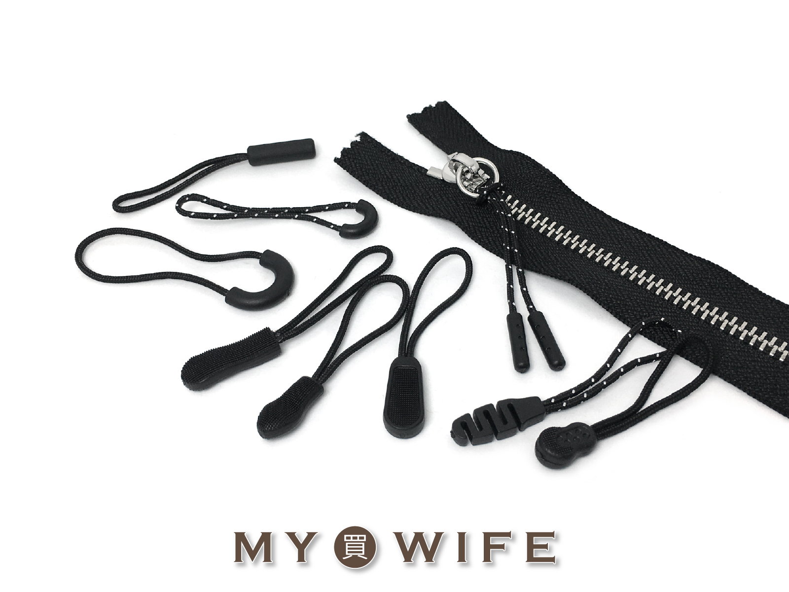 塑鋼拉鍊頭拉繩_拉鍊鎖繩/拉鍊尾繩/拉鍊扣繩_9款式