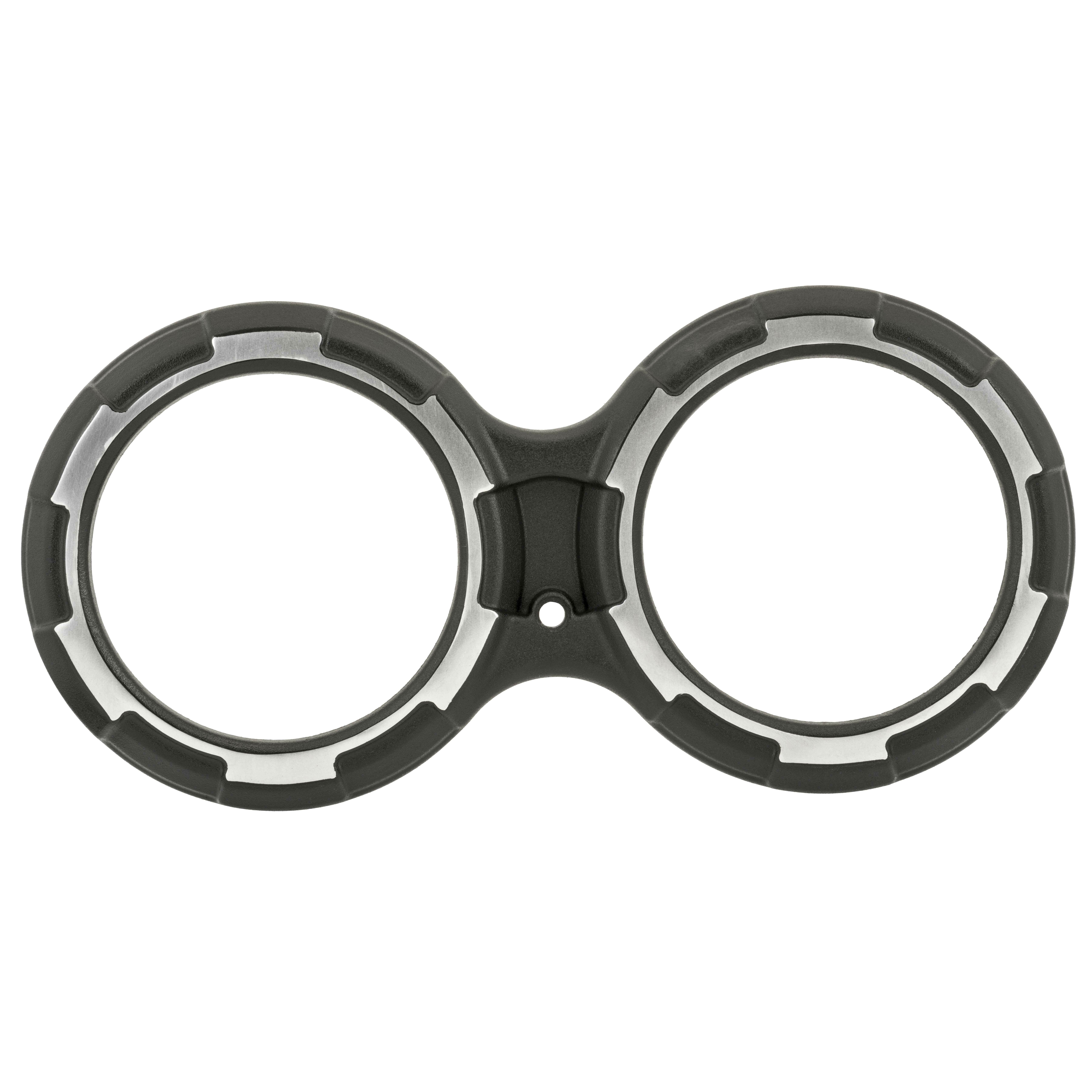 Motone 水冷凱旋專用 雙表 時速表 飾蓋 - 黑銀