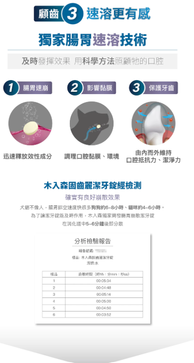 木入森 Moreson｜固齒麗潔牙錠 30顆 貓咪潔牙 狗狗潔牙