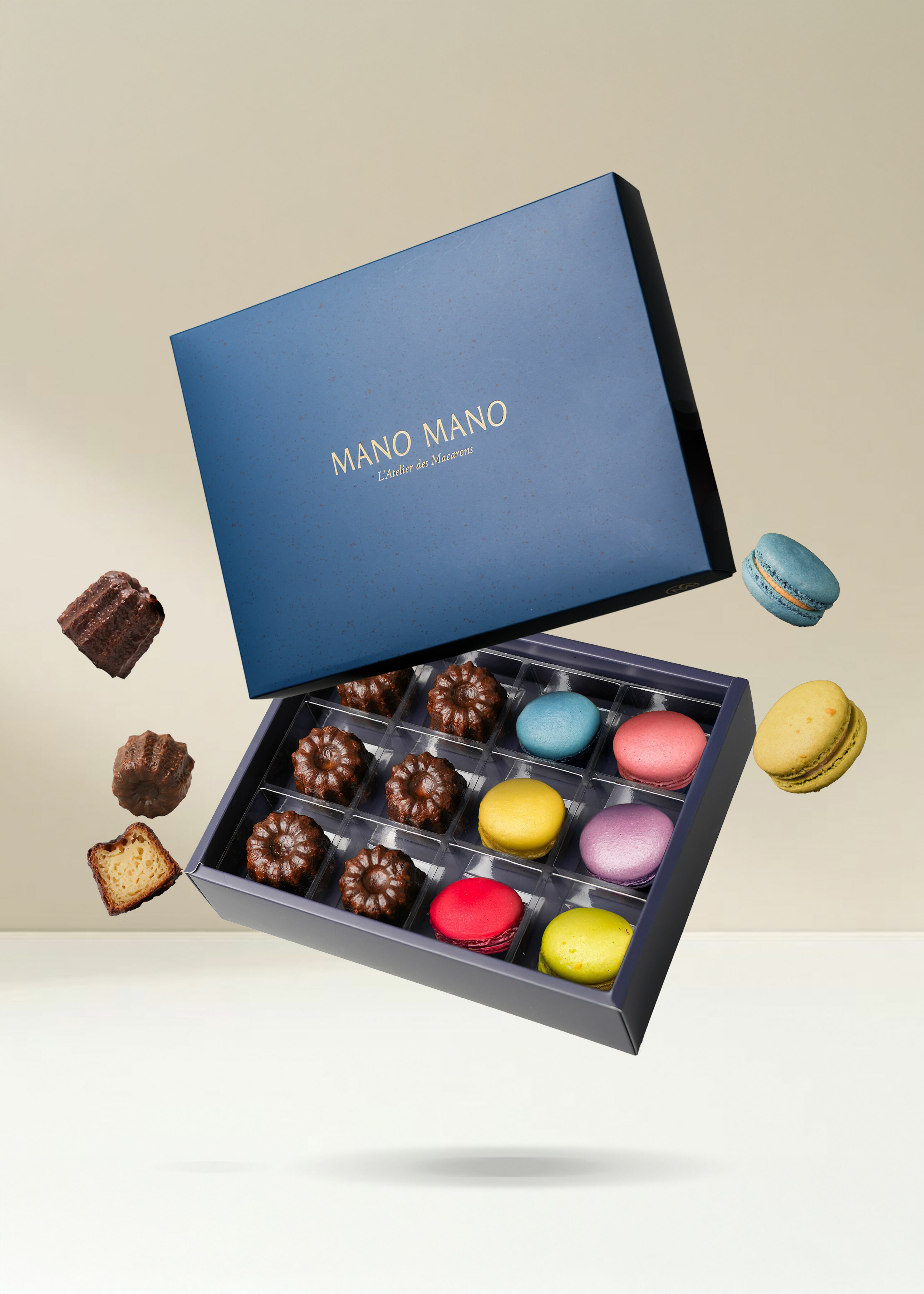 雙饗禮盒 | 6入馬卡龍+6入可麗露