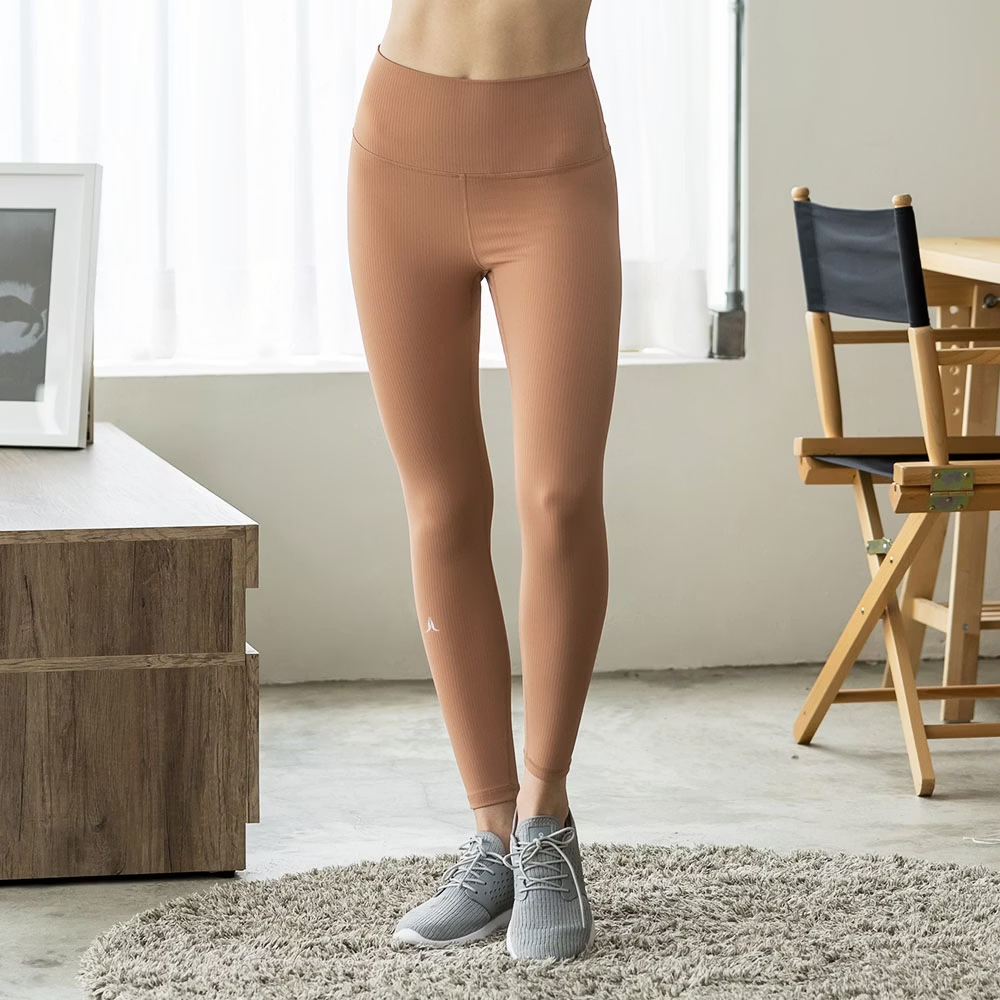 Namaste【NM-014  Rosetta高腰美型羅紋長褲】瑜珈褲/韻律褲/健身