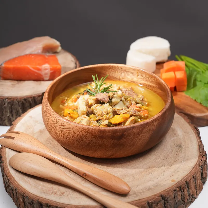 【Maw And Paw 毛孩噗】山藥燉雞鮮蝦鮭魚煲-腸道強健秘笈