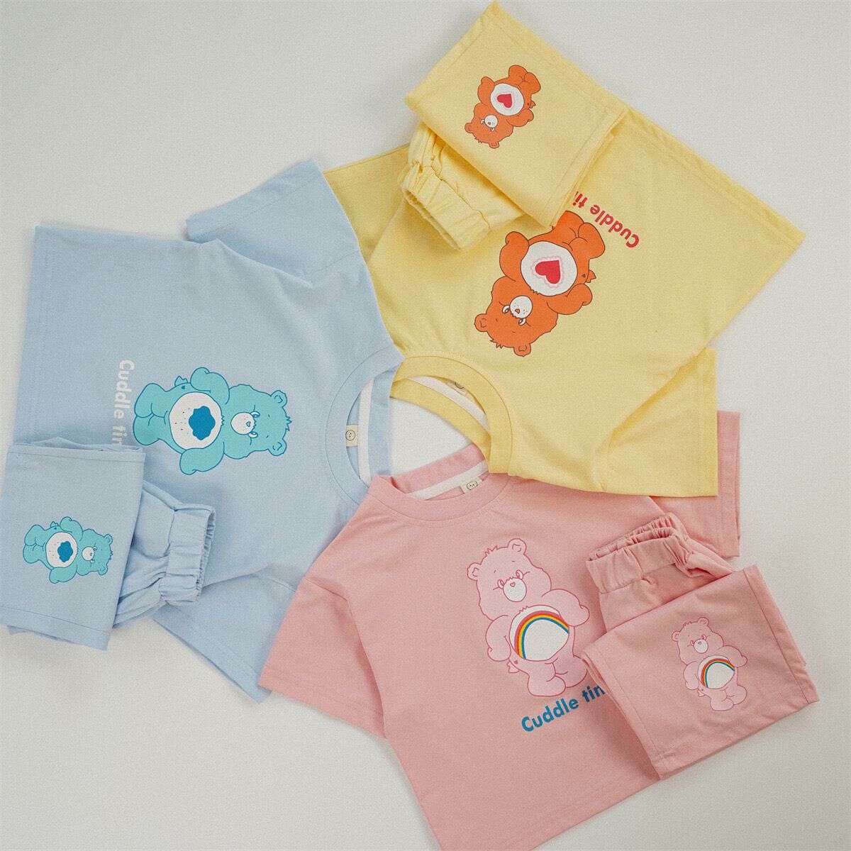 韓版 CareBear短袖長褲套裝
