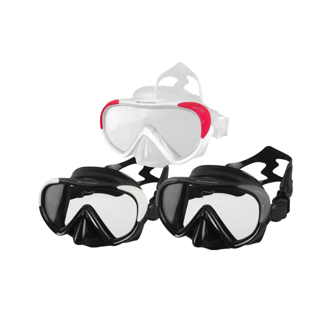 AROPEC 水肺面鏡 單面鏡 M1-C39 (亞洲臉型版)