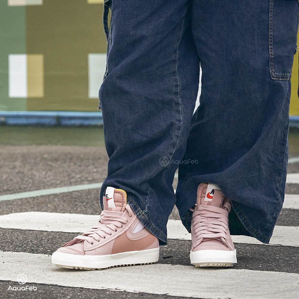 Nike Blazer Mid 77 Jumbo 女 粉藕 高筒 運動 休閒鞋 DQ1471-600