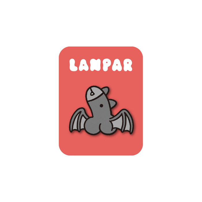 Lanparman｜絕版｜壓克力吊飾｜蝙蝠ㄐㄐ