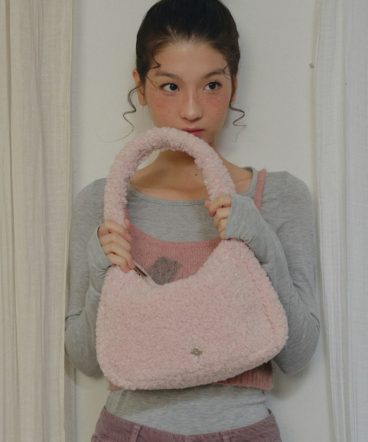 HEEARI Ange Fur Tote Bag