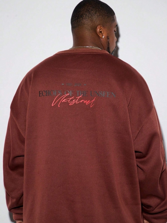 KADMAX大尺碼-秋冬長袖大學TEE〈CATW2521〉